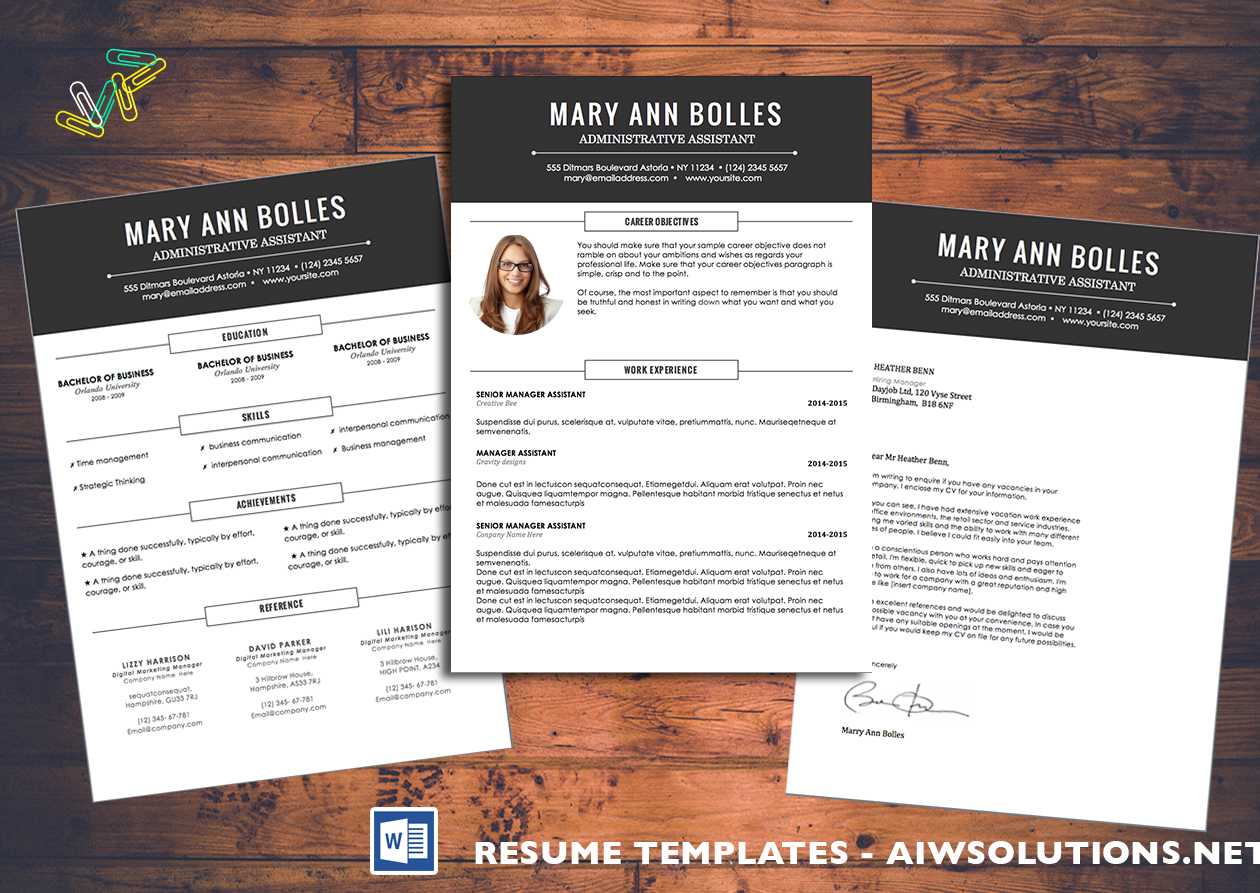 Resume Template Id02 For Resume Templates Microsoft Word 2010