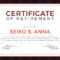 Retirement Certificate Template with Retirement Certificate Template