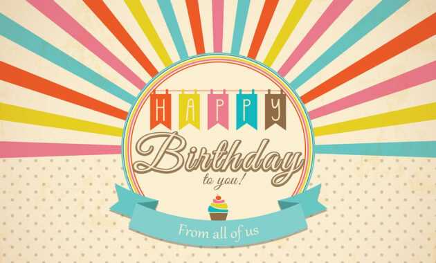 Retro Happy Birthday Card Psd - Free Photoshop Brushes At within Photoshop Birthday Card Template Free