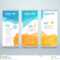 Roll Up Banner Stand Design. Vector Stock Vector For Pop Up Banner Design Template
