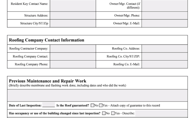 Roof Inspection Form - Fill Online, Printable, Fillable in Roof Inspection Report Template