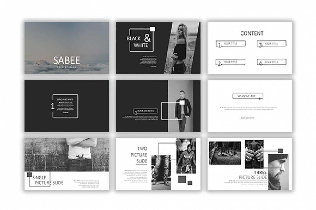 Sabee Powerpoint Template Free Download – Just Free Slides Pertaining To Powerpoint Photo Slideshow Template