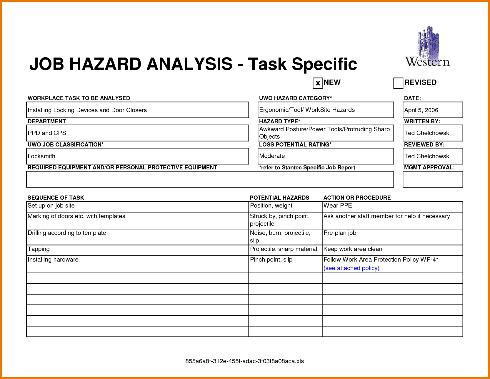 Safety Analysis Report Template - Atlantaauctionco With Safety Analysis Report Template