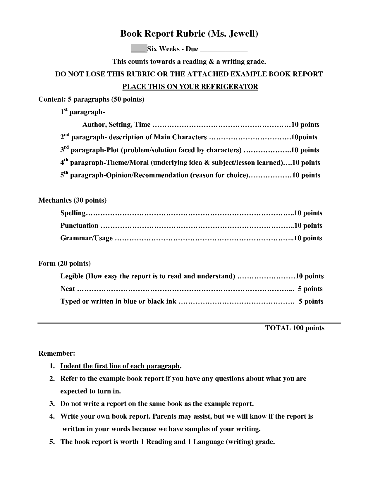 Sample 4Th Grade Book Report Format – Google Search Pertaining To Book Report Template 4Th Grade