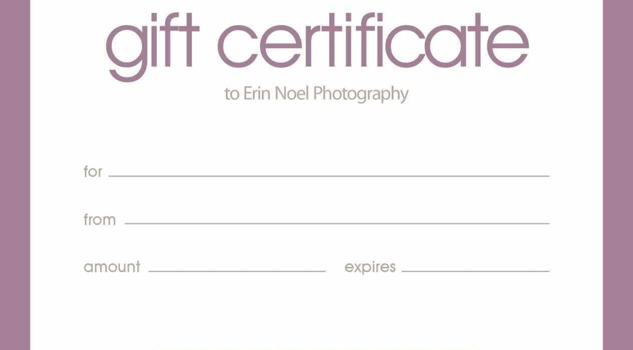 Sample Certificate: Gift Certificate Templates Pertaining To Homemade Gift Certificate Template