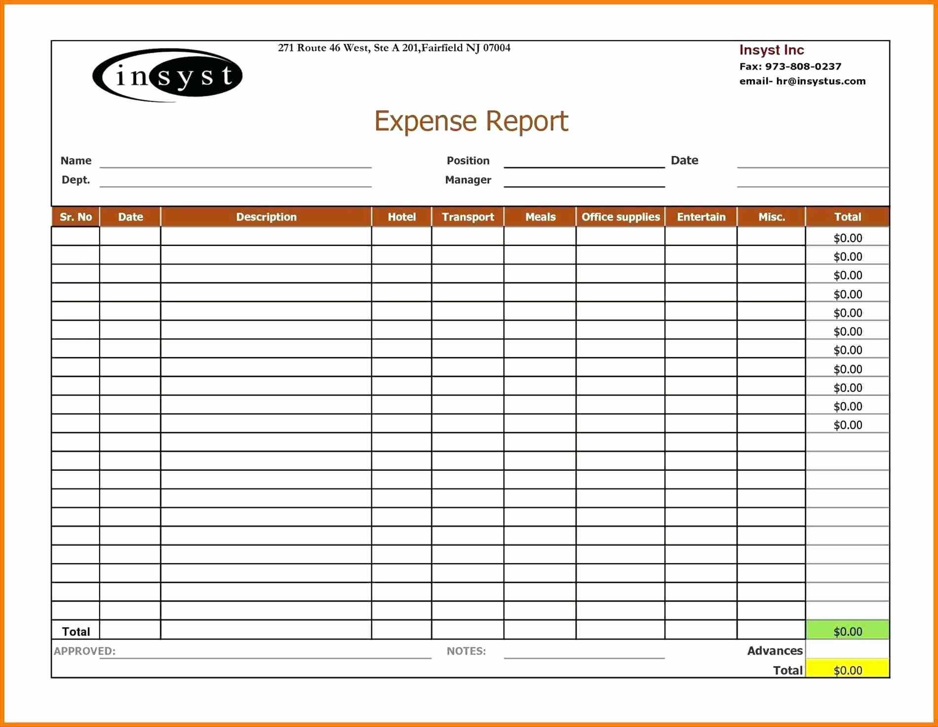 Sample Church Income And Expense Report | Dailovour In Expense Report Spreadsheet Template