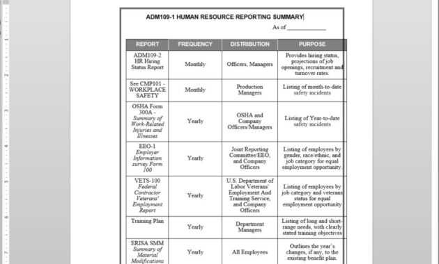 Sample Hr Audit Report Template - Atlantaauctionco with Sample Hr Audit Report Template