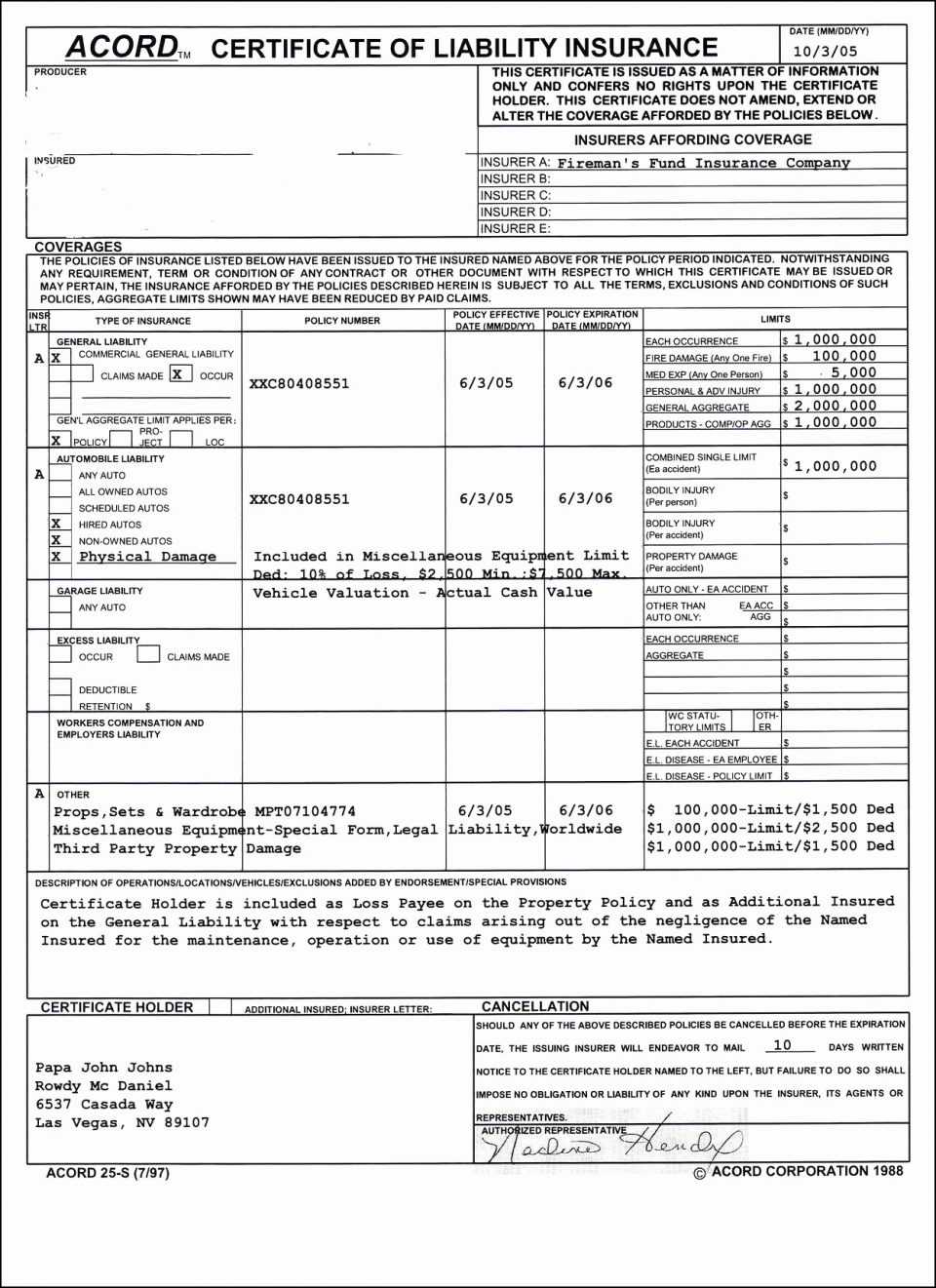 Sample Insurance Certificate Request Fresh Template Medical Regarding Certificate Of Insurance Template