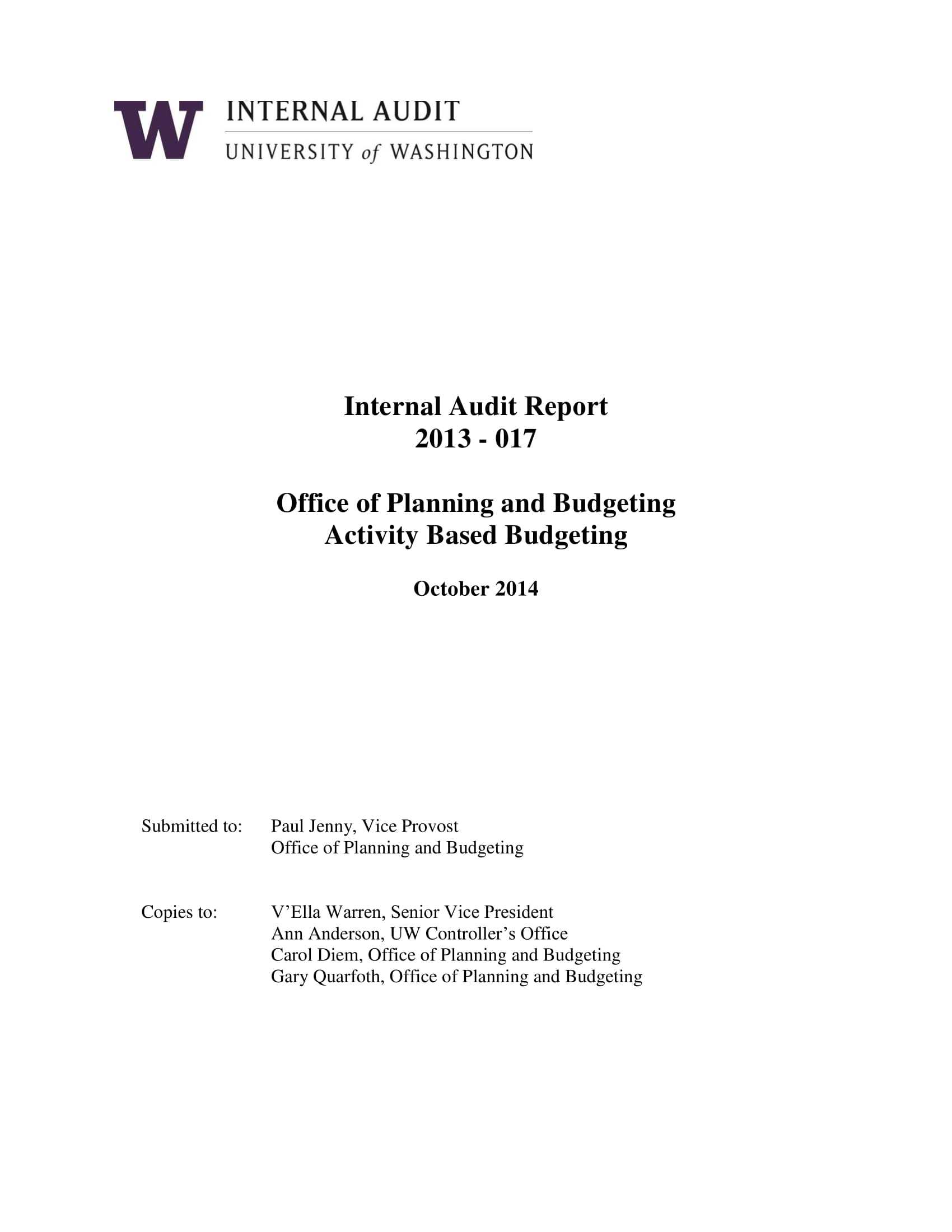 Sample Internal Audit Report Intended For Forensic Accounting Report Template
