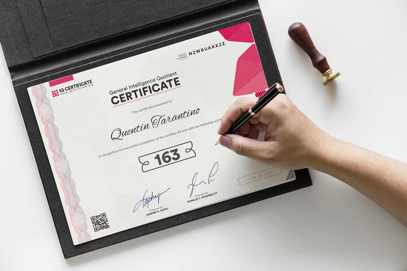 Sample Iq Certificate – Get Your Iq Certificate! In Iq Certificate Template