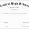 Sample Of School Graduation Certificate Fresh Ged Template With Regard To Ged Certificate Template