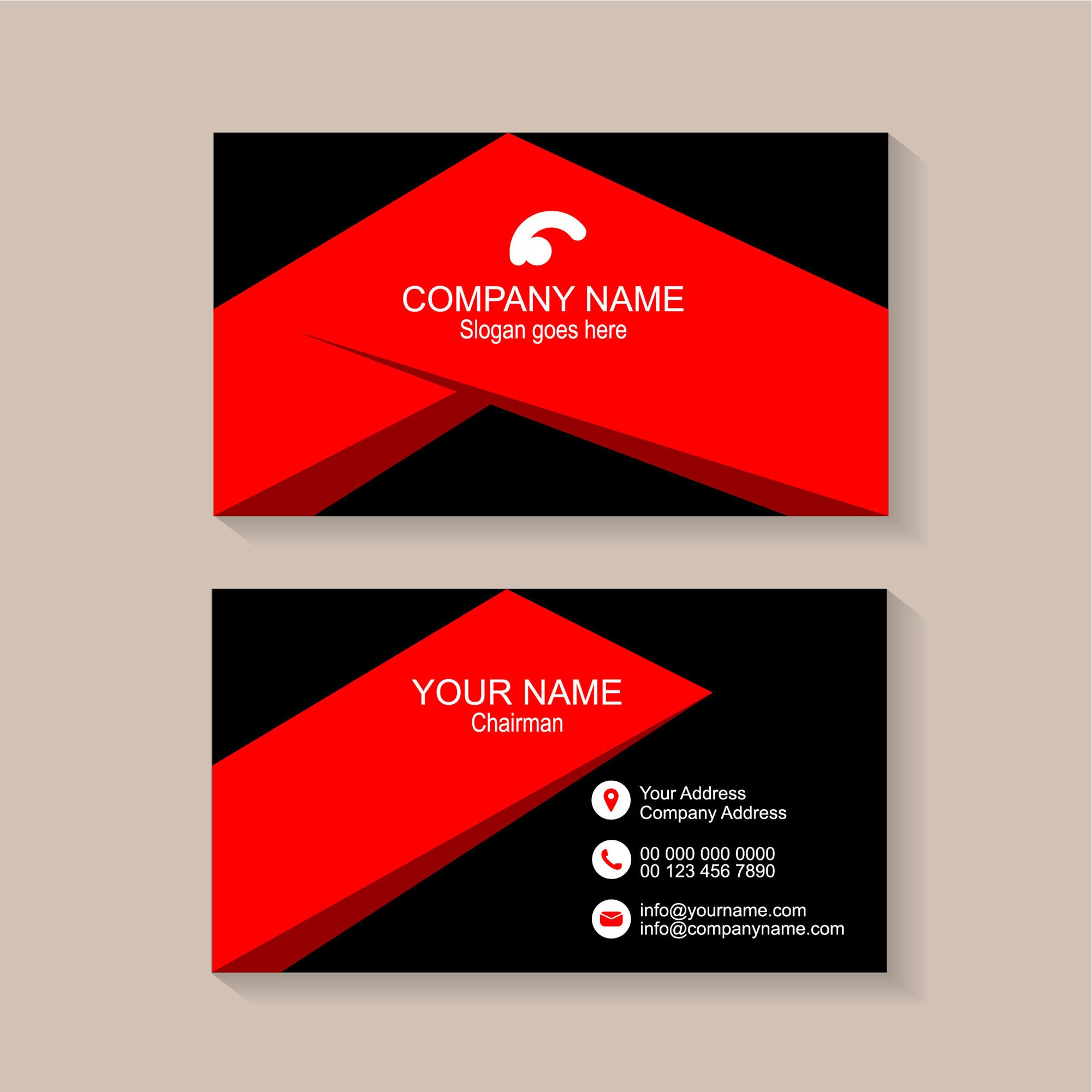 Sample Of Visiting Cards Free Modern Business Card Templates Pertaining To Designer Visiting Cards Templates