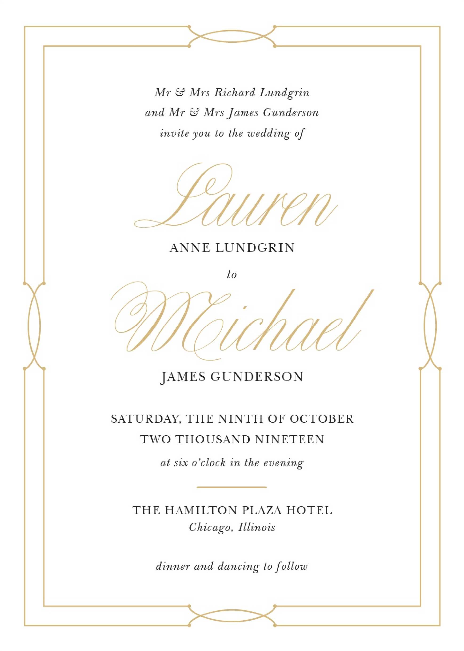 Sample Wedding Invitation Write Up | Invitation Templates (Free) In Sample Wedding Invitation Cards Templates