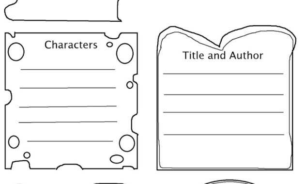 Sandwich Book Report Printable Template - Atlantaauctionco for Sandwich Book Report Printable Template