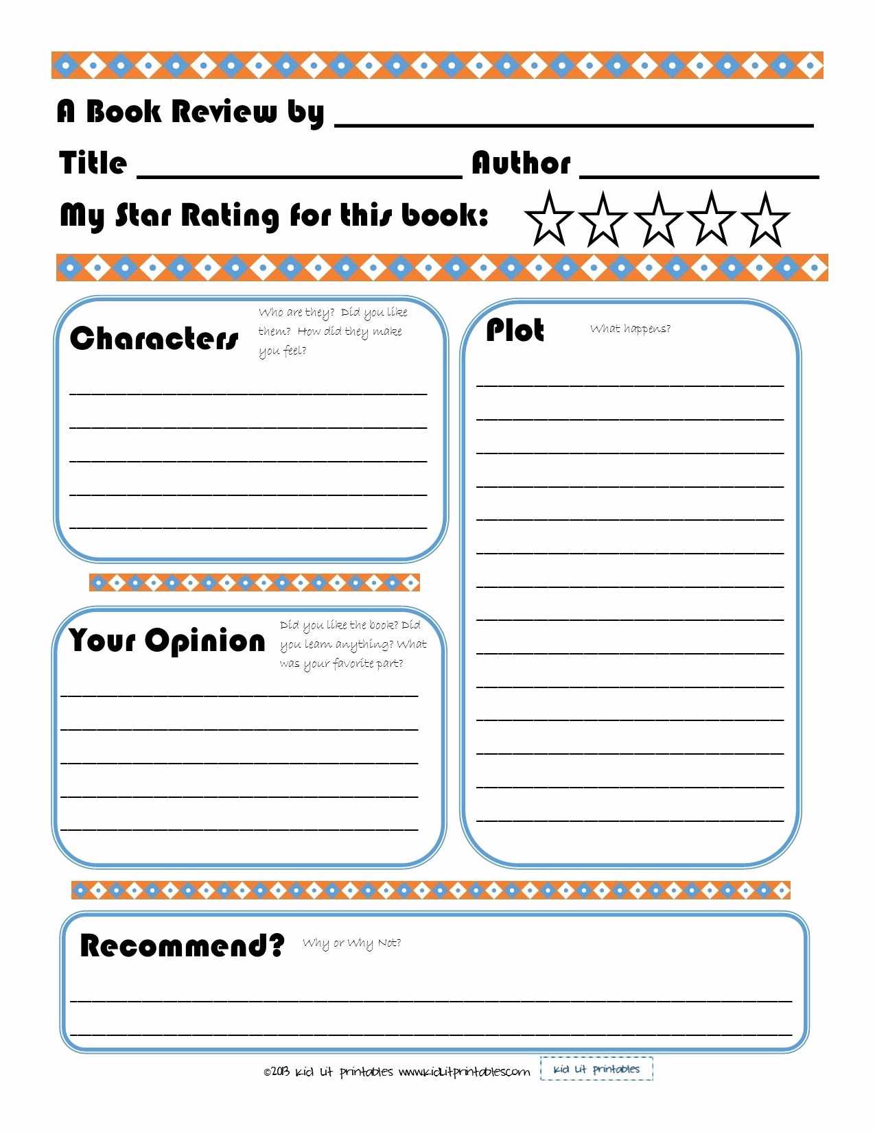 Sandwich Book Report Printable Template Free For Sandwich With Regard To Sandwich Book Report Template