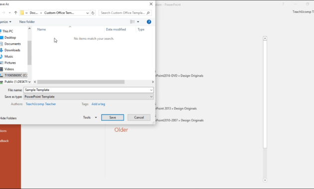 Save A Presentation Template In Powerpoint - Tutorial pertaining to How To Save Powerpoint Template