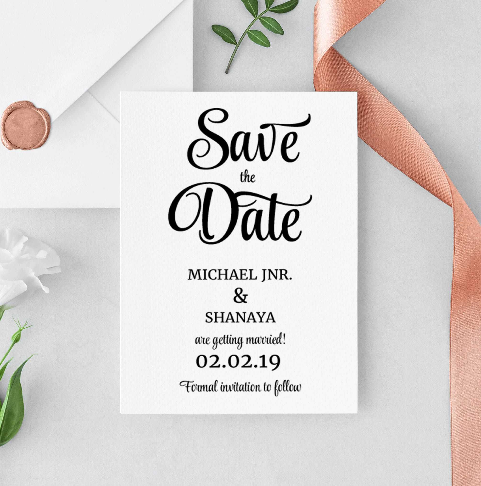 Save The Date Template, Save The Date Printable, Save The Pertaining To Save The Date Cards Templates