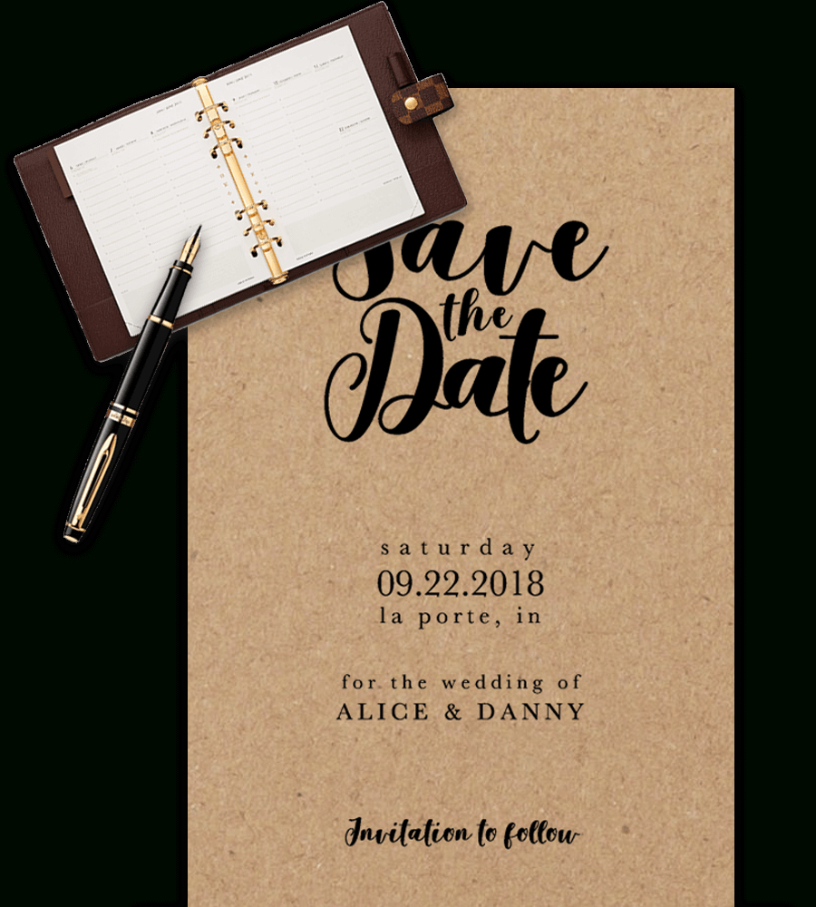 Save The Date Templates For Word [100% Free Download] For Save The Date Templates Word