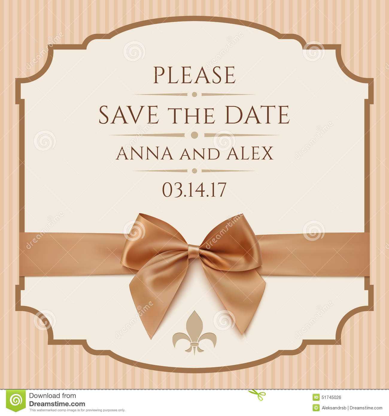 Save The Date, Wedding Invitation Card Stock Illustration Intended For Save The Date Cards Templates