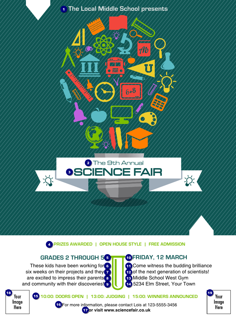 Science Fair Flyer | Science Fair Flyer – Ticket Printing With Regard To Science Fair Banner Template