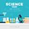 Science Fair Poster Banner – Download Free Vectors, Clipart Throughout Science Fair Banner Template