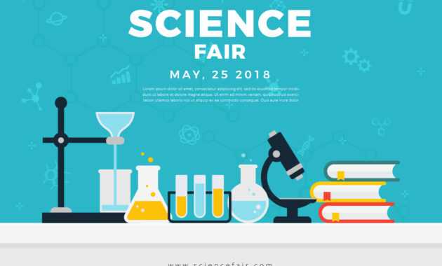 Science Fair Poster Banner - Download Free Vectors, Clipart throughout Science Fair Banner Template