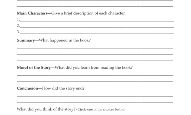 Second Grade Book Report Template | Book Report Form Grades inside 2Nd Grade Book Report Template