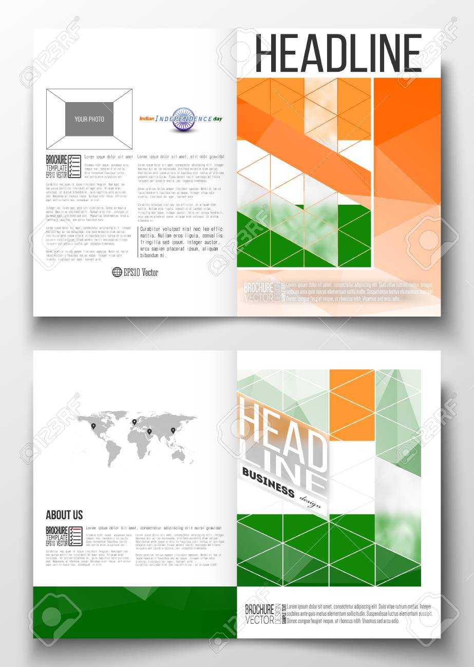 Set Of Business Templates For Brochure, Magazine, Flyer, Booklet.. Pertaining To Ind Annual Report Template