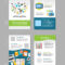 Set Of Flyer. Brochure Design Templates. Education Infographic.. With E Brochure Design Templates