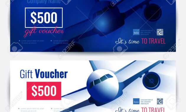 Set Of Gift Travel Voucher Template. Gift Certificate For A regarding Free Travel Gift Certificate Template
