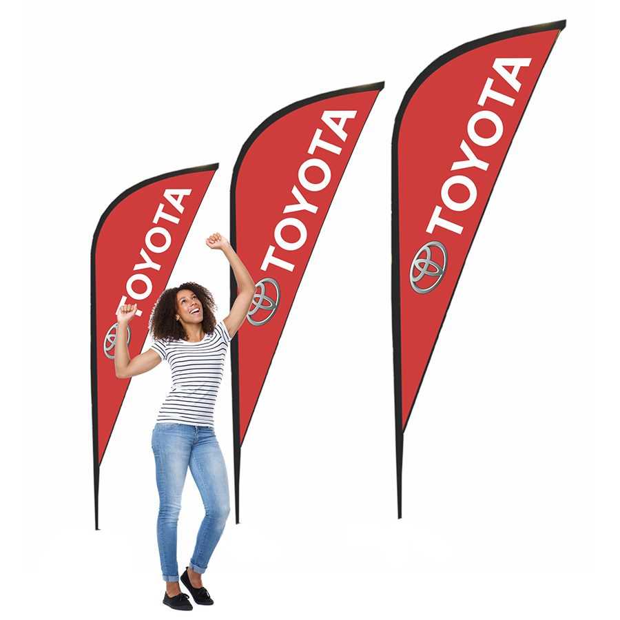 Sharkfin Banners & Sharkfin Flags | Printing Companies Throughout Sharkfin Banner Template