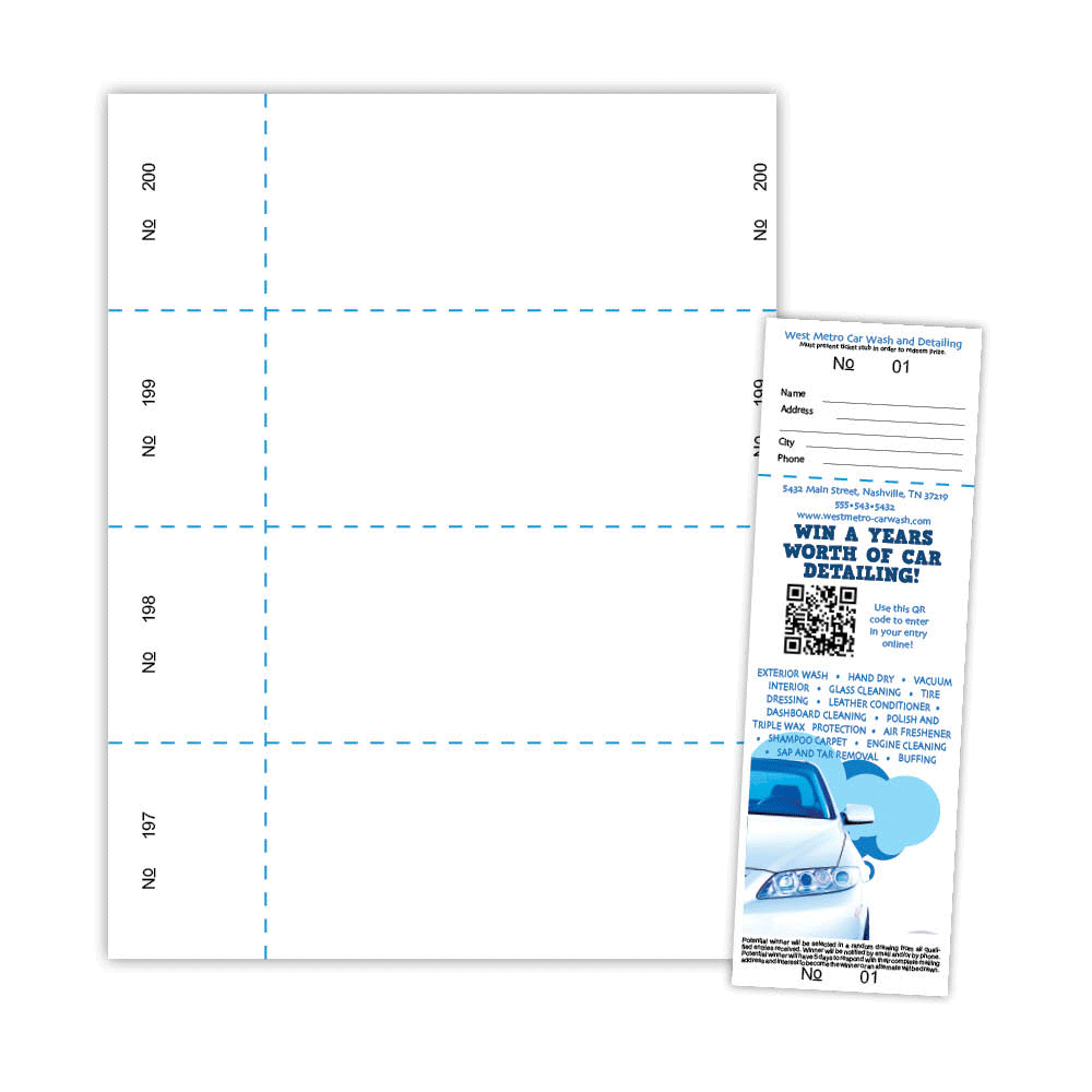 Shop Raffle Tickets – Free Templates Available | Defy Paper With Blanks Usa Templates