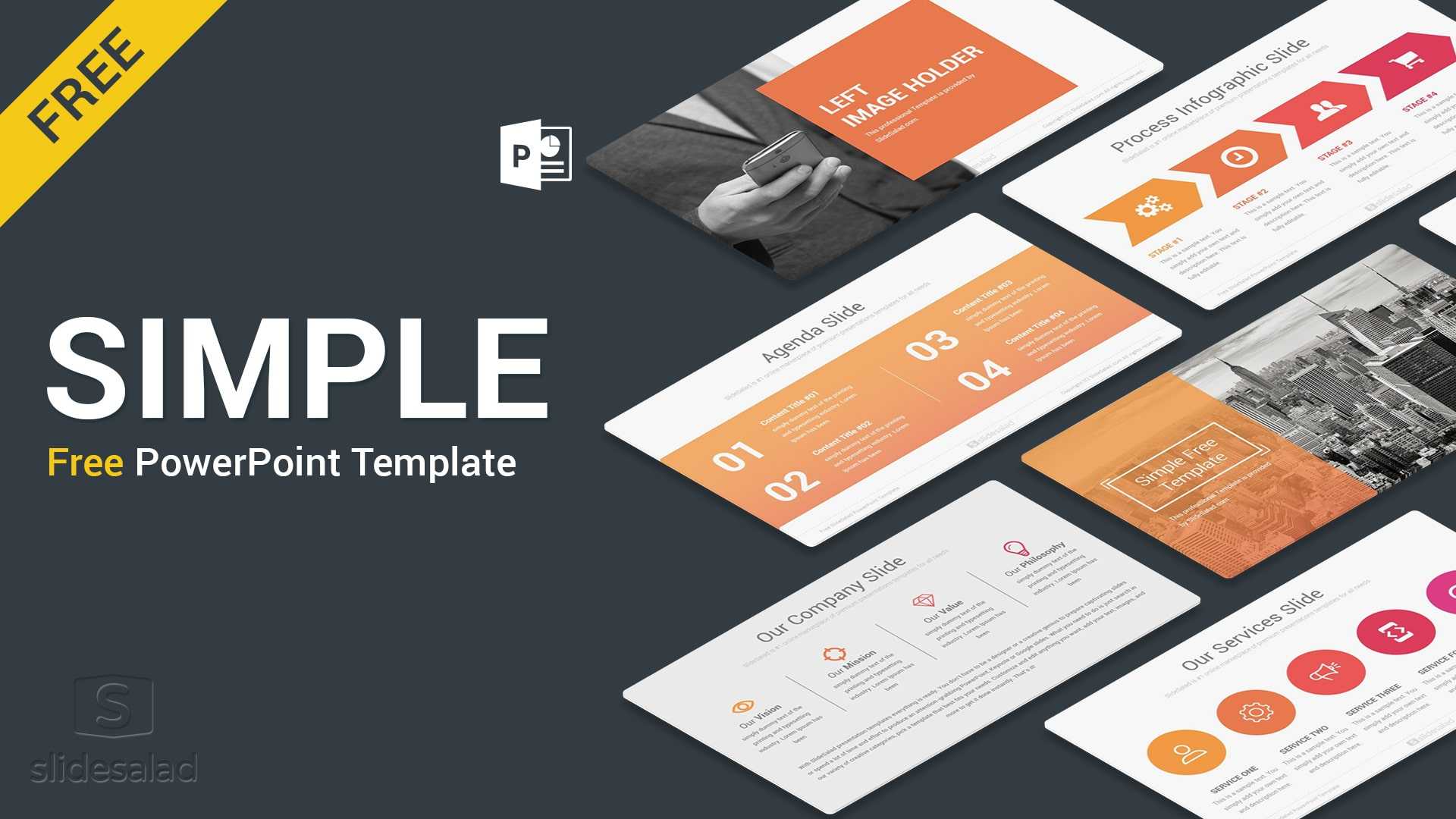 Simple Free Powerpoint Presentation Template – Free Download Throughout Free Powerpoint Presentation Templates Downloads