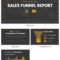 Simple Sales Funnel Report Template – Venngage Pertaining To Sales Funnel Report Template