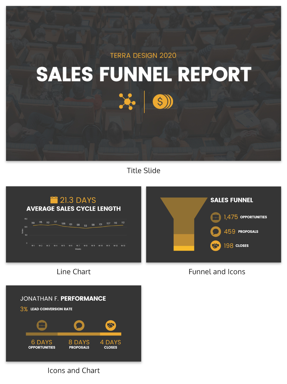 Simple Sales Funnel Report Template – Venngage Pertaining To Sales Funnel Report Template
