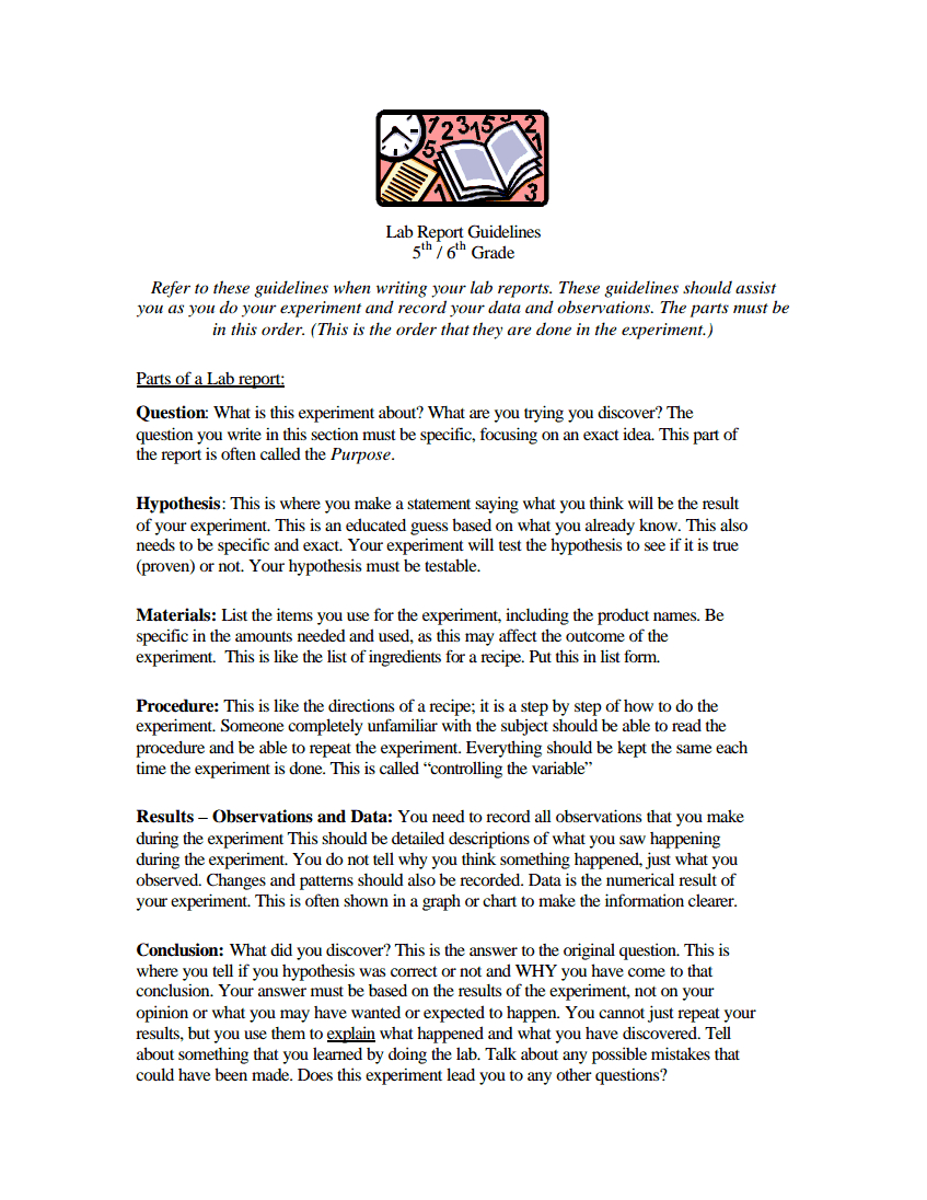 Simple Sample Lab Report | Lab Report, Science Chemistry Pertaining To Science Lab Report Template