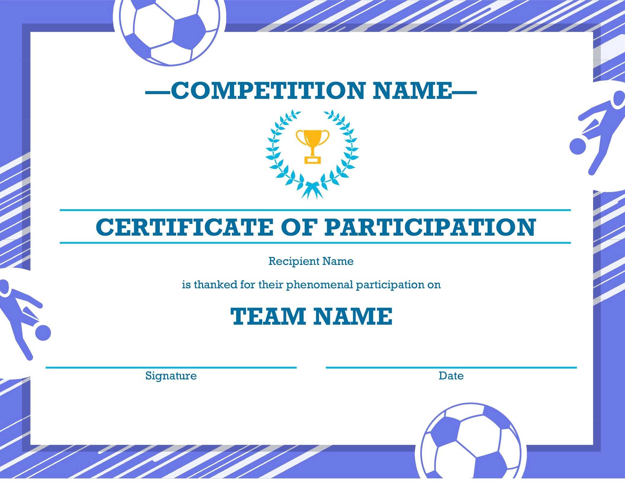 Soccer Award Certificates | Kids Learning Activity With Regard To Soccer Certificate Templates For Word