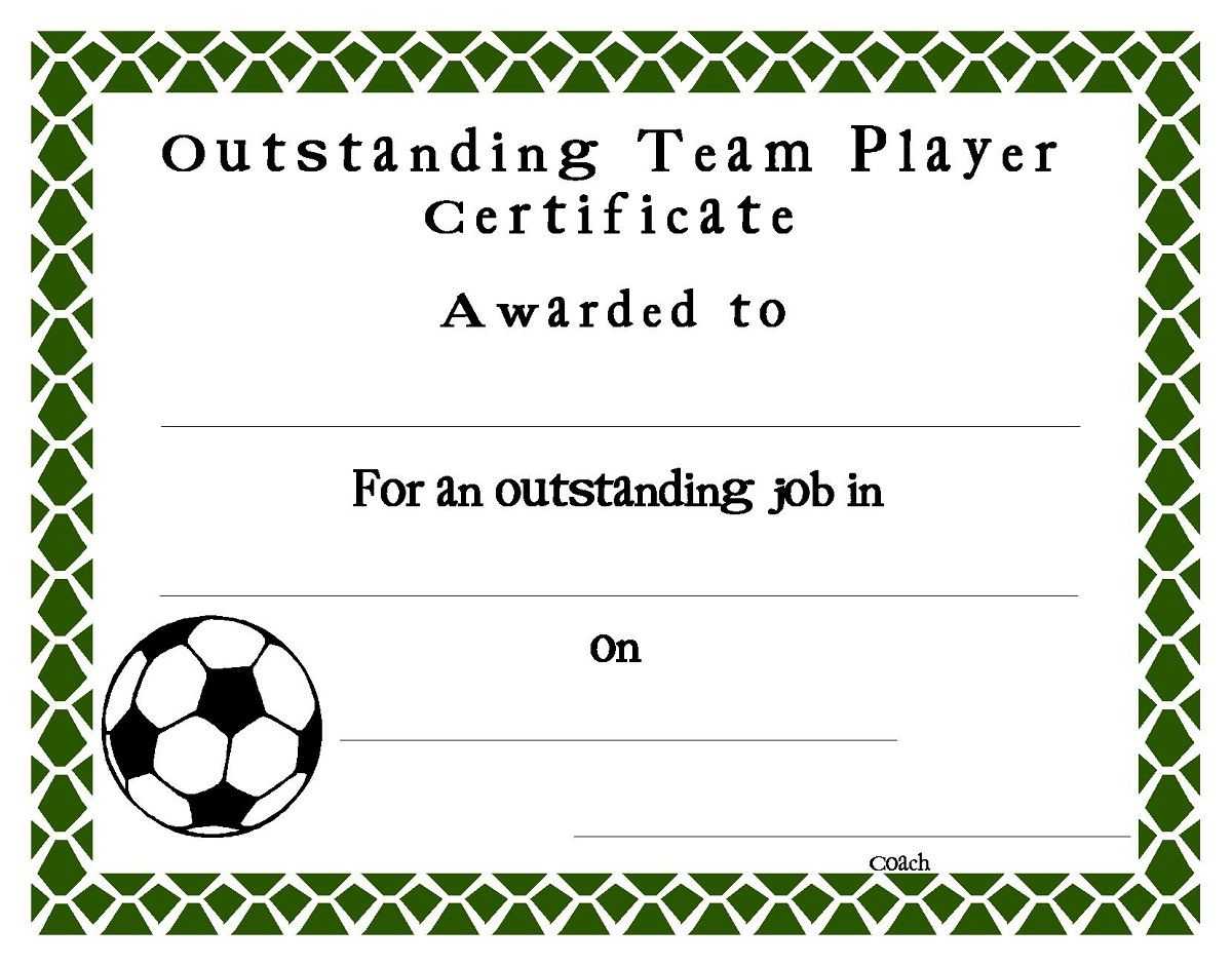 Soccer Award Certificates Template | Kiddo Shelter | Blank Intended For Football Certificate Template