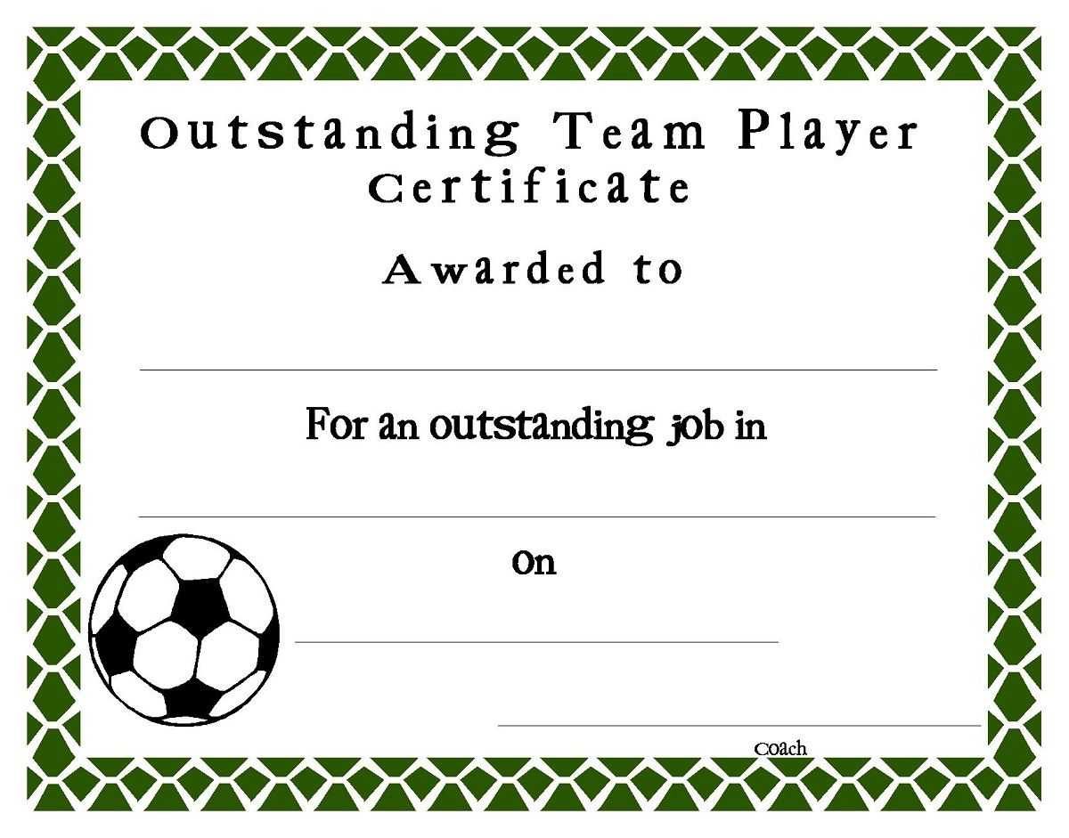Soccer Award Certificates Template | Kiddo Shelter | Blank Pertaining To Athletic Certificate Template