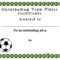 Soccer Certificate Templates Blank | K5 Worksheets intended for Soccer Certificate Template