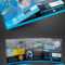 Social Media Tri Fold Brochure Corporate Identity Template Intended For Social Media Brochure Template