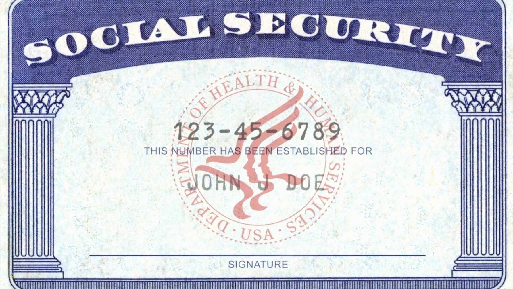 Social Security Card Template Pdf 10 Quick Tips Regarding For Ssn Card Template