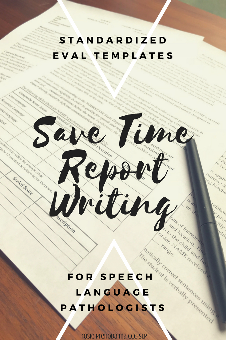 Speech & Language Standardized Evaluation Report Template With Regard To Speech And Language Report Template