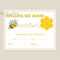 Spelling Bee Award Certificate Template Intended For Spelling Bee Award Certificate Template