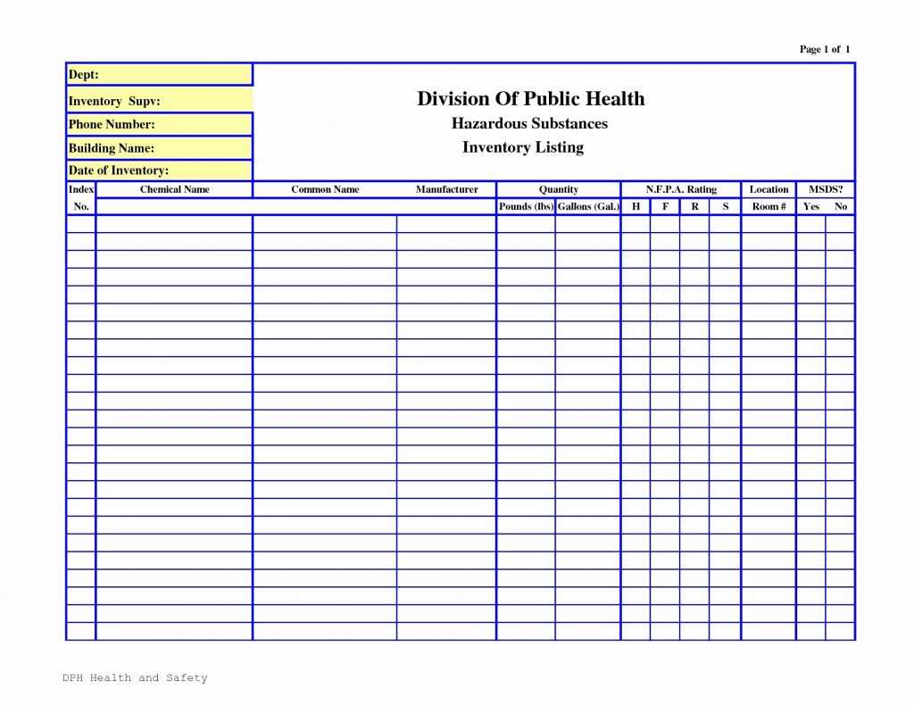 Spreadsheet Hotel Housekeeping Inventory Linen Sheet Luxury Inside Stock Report Template Excel