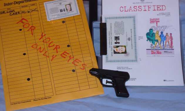 Spy Kits: Mi6 Identification Card, Dossier Of Each Movie intended for Mi6 Id Card Template
