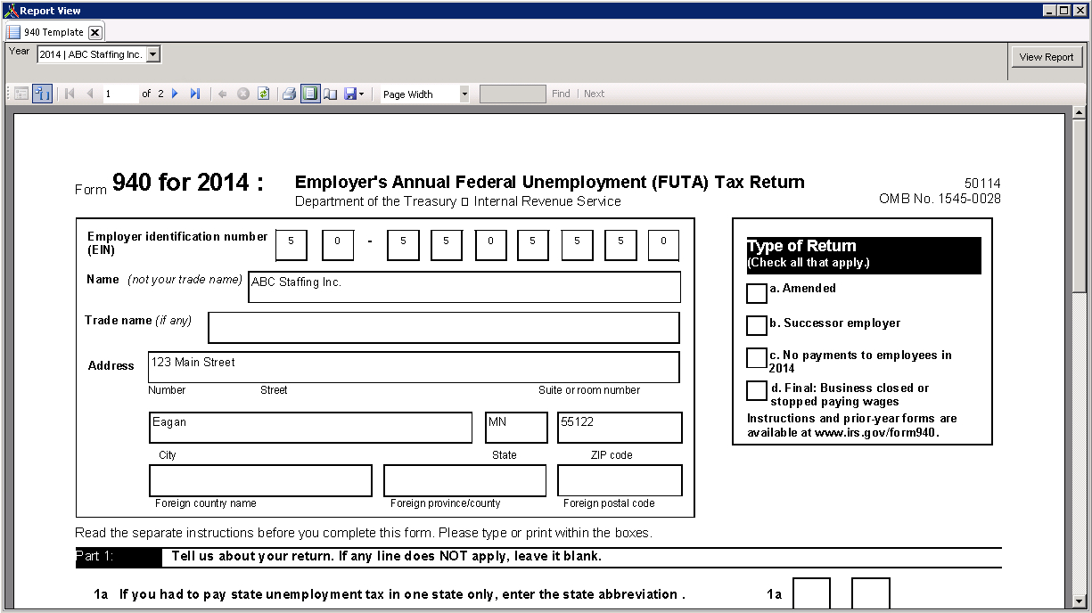 Standard Report – 940 Template – Support Center Within It Support Report Template