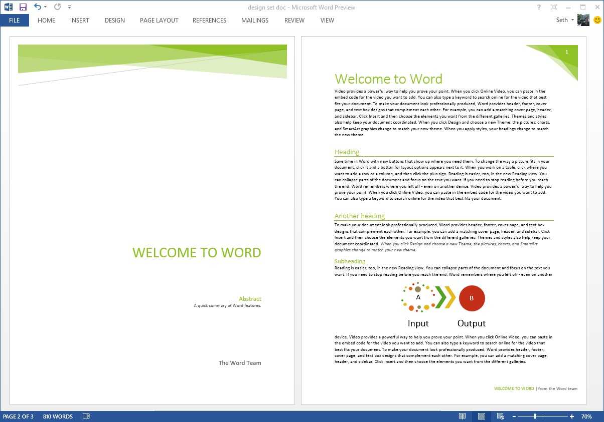 Starting Off Right: Templates And Built In Content In The In Microsoft Word Cover Page Templates Download