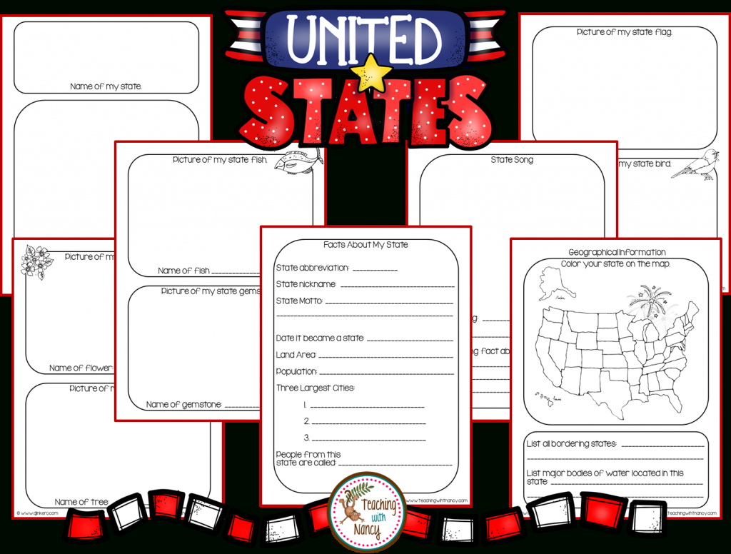 State Report Research Project Made Easy! | Teaching With Nancy Within State Report Template