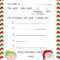 Stationary For Kids To Write Santa Free Stationery Templates Pertaining To Christmas Note Card Templates